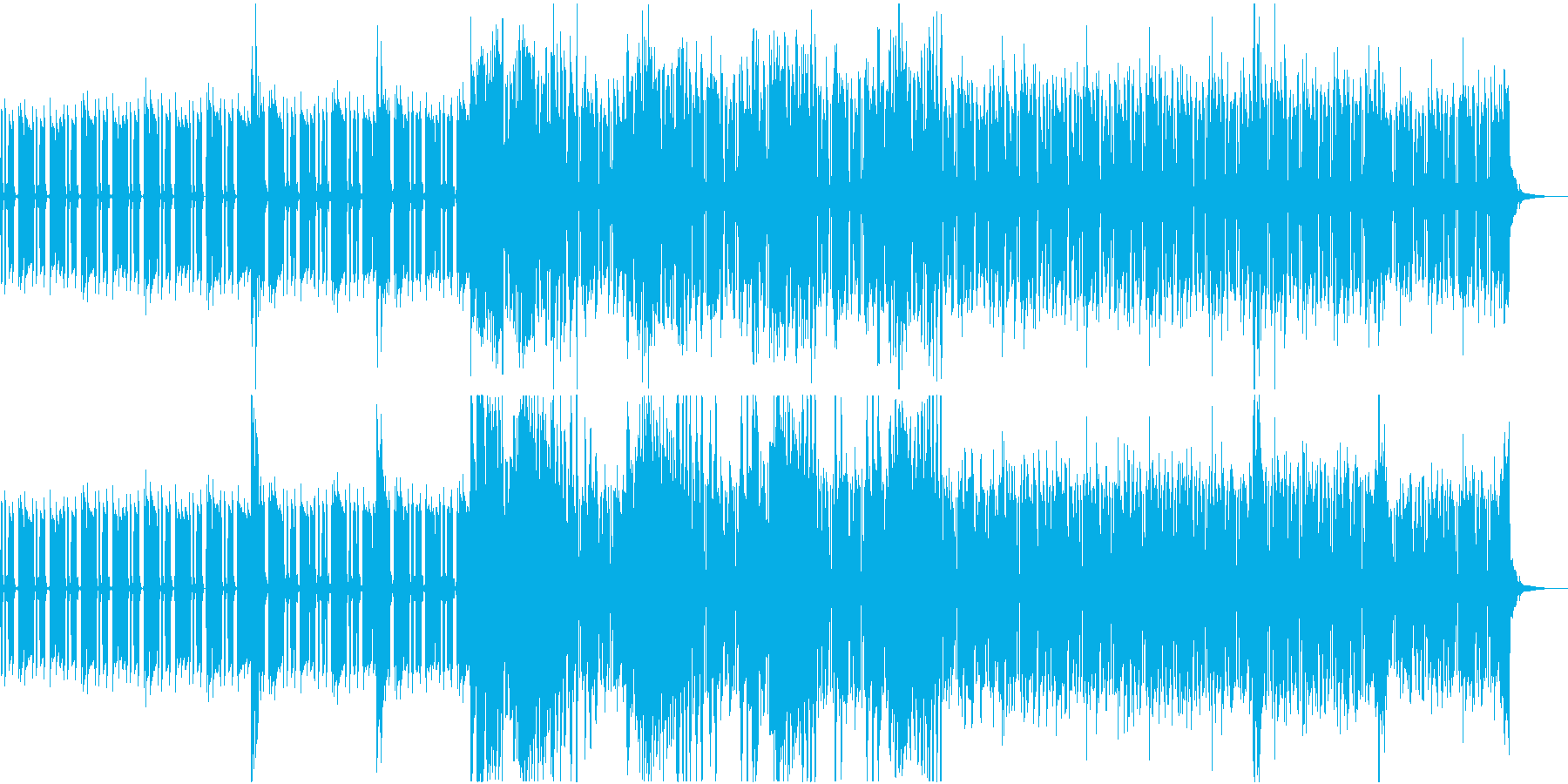 急いでるシーンや潜入した時に流れる曲の再生済みの波形
