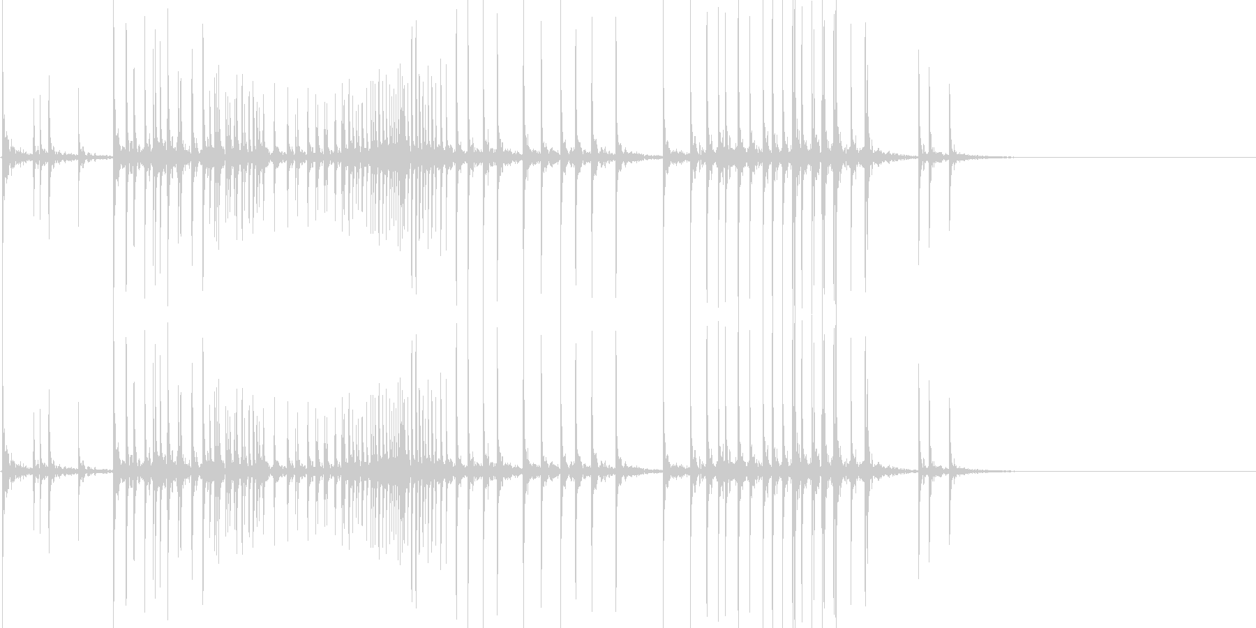 苦しい音01(ギギギギ)の未再生の波形