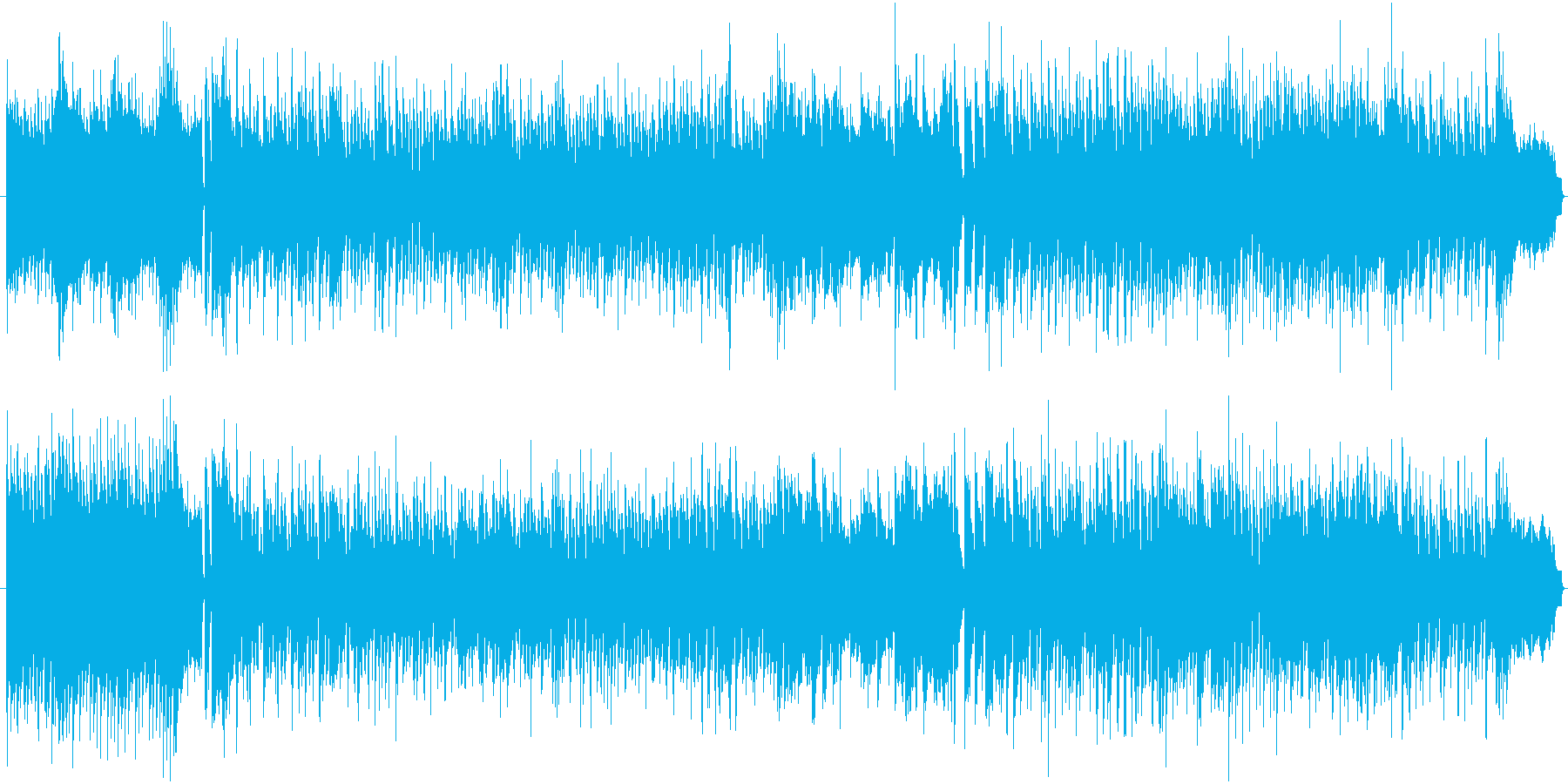 感動的なロックの再生済みの波形
