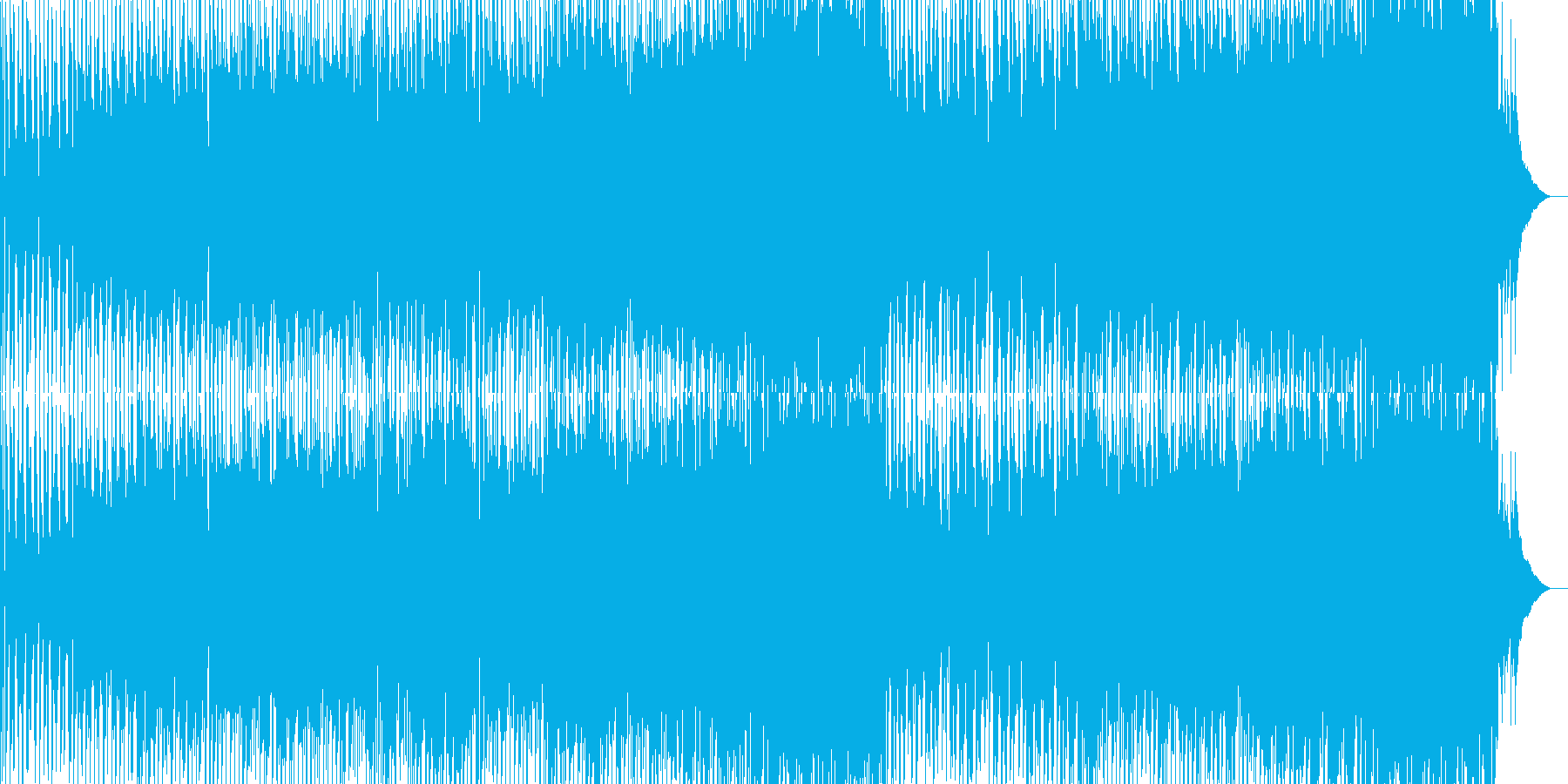 ぶらぶら気ままに散歩しているようなBGMの再生済みの波形