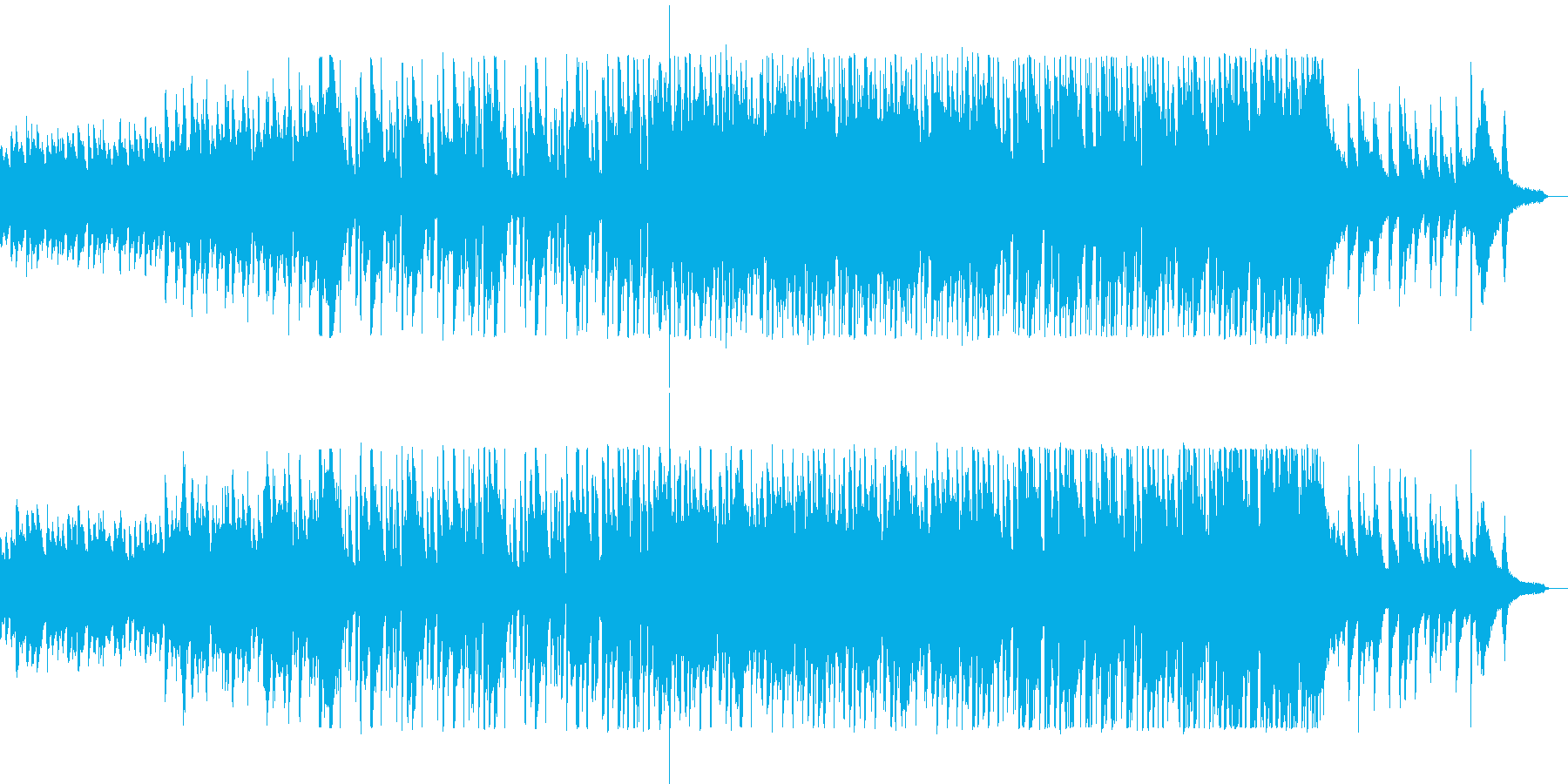 穏やかな時間を感じる優しいピアノ曲の再生済みの波形