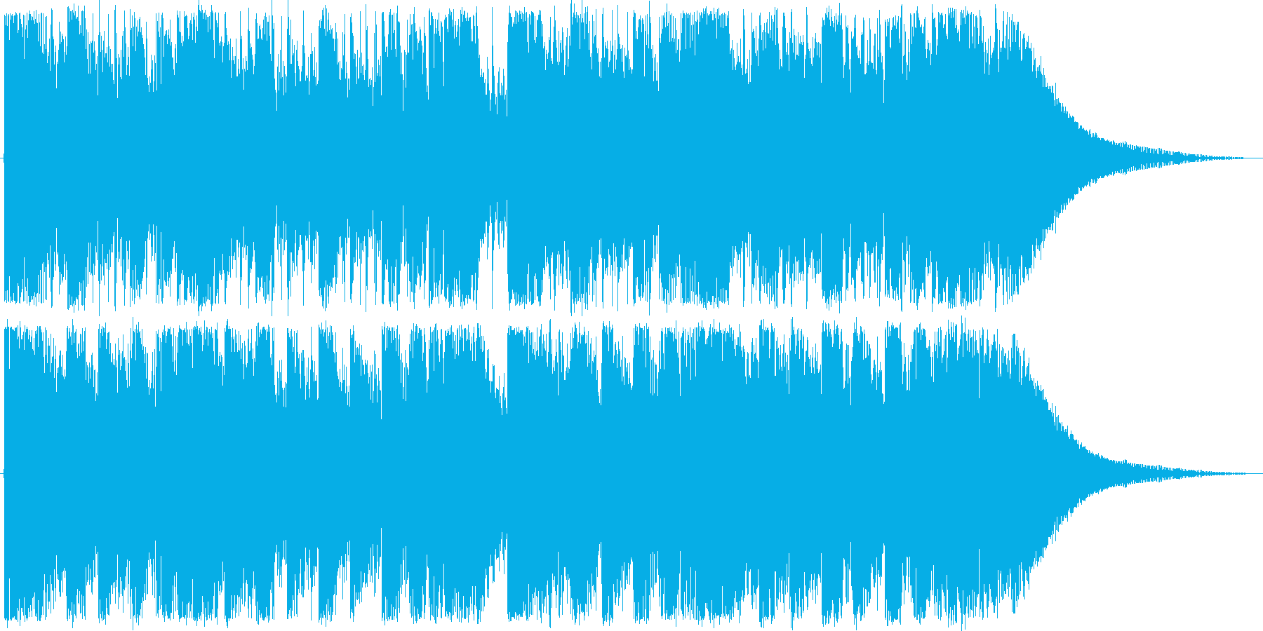 琉球音階を使ったダブステップジングルですの再生済みの波形