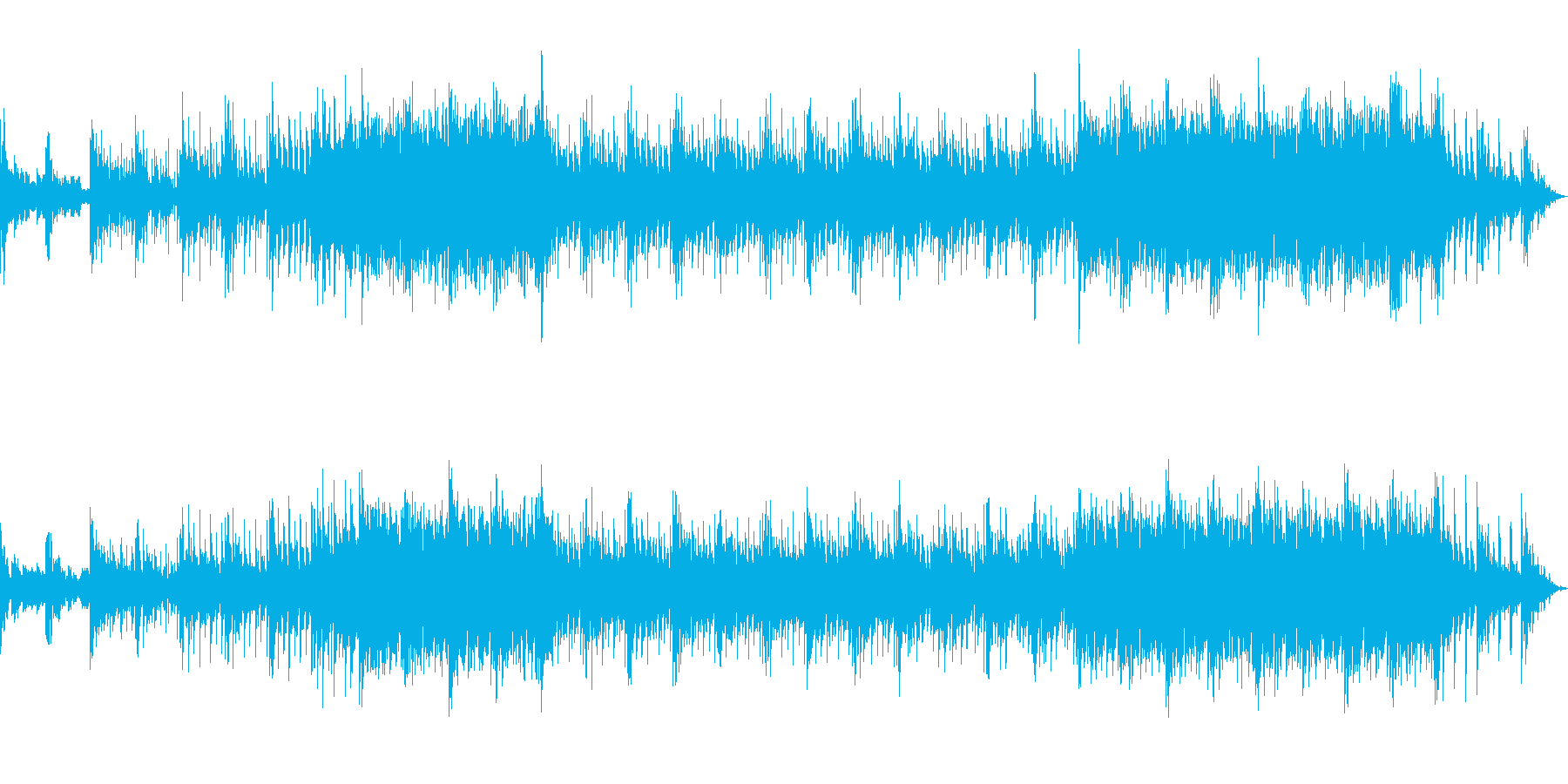 高音質♪電子系BGMサイズ音圧タイプありの再生済みの波形