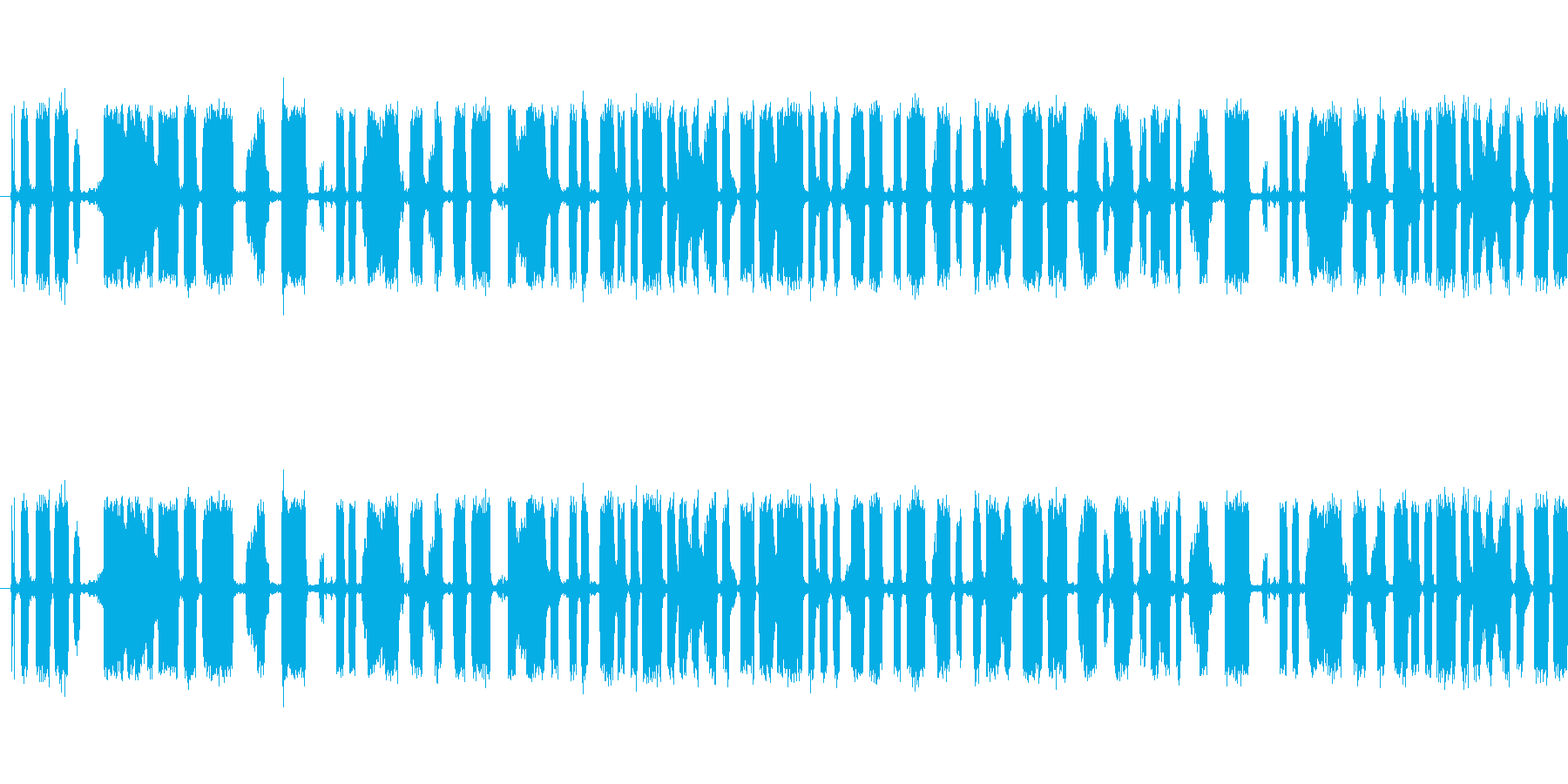 127_モールス信号(ノイズあり)の再生済みの波形