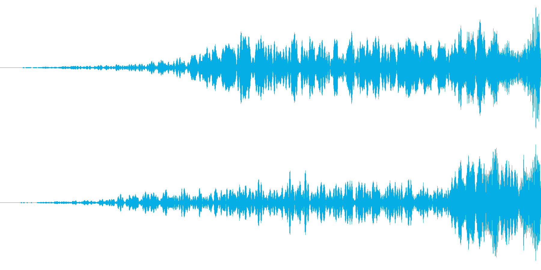 空間的な効果音です。の再生済みの波形