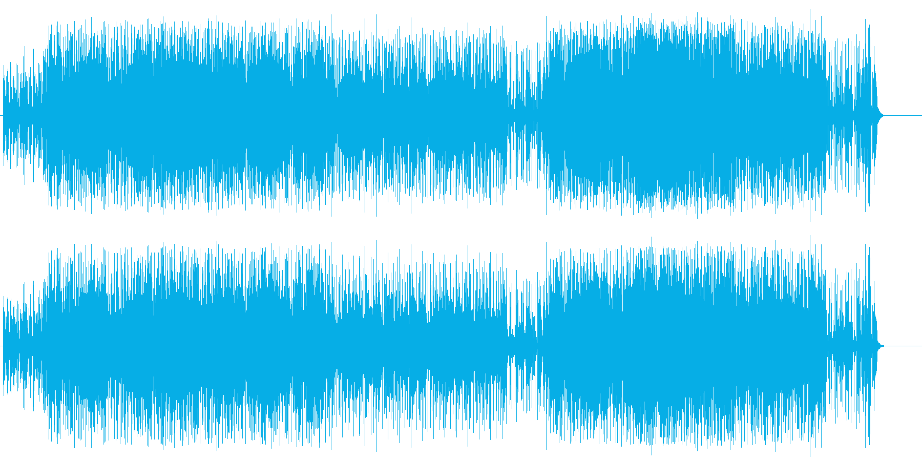 デートを楽しみたくなるフュージョンの再生済みの波形