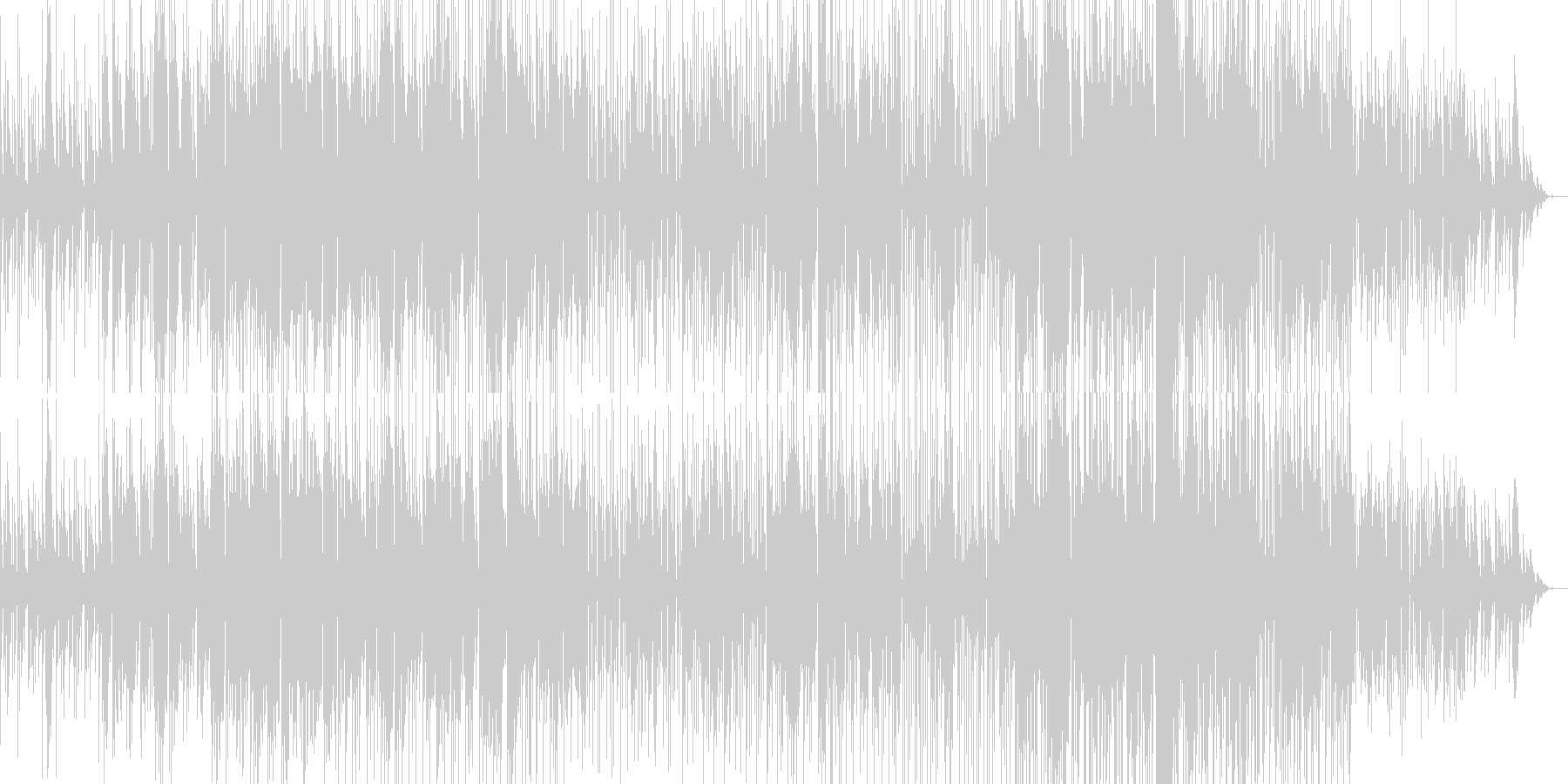 尺八(Wa & Electronic)の未再生の波形