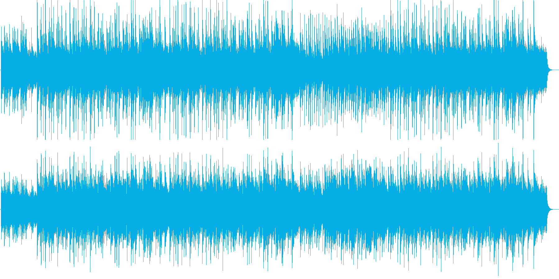 清らかで優しいイメージのピアノ曲の再生済みの波形