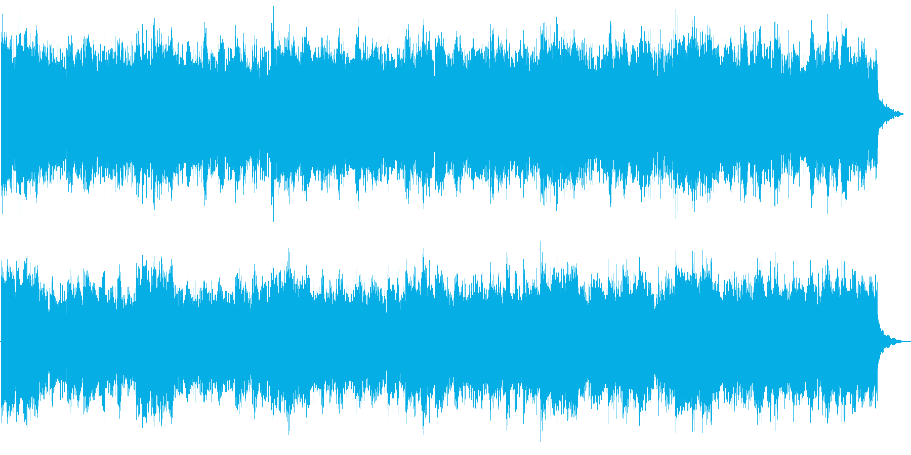 壮大で迫力のある曲。万葉集のイメージの再生済みの波形
