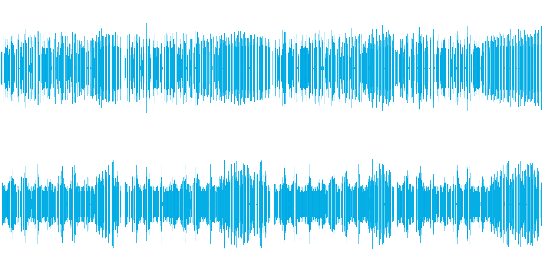 休日の散歩やお出かけなど開放感のある曲の再生済みの波形