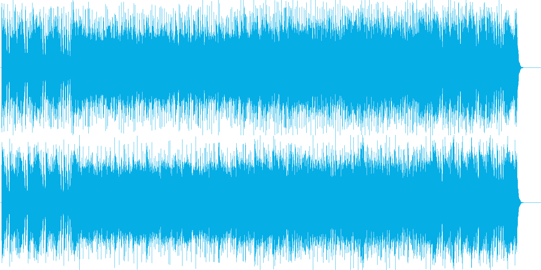 オープニングにぴったりの疾走感あるポップの再生済みの波形