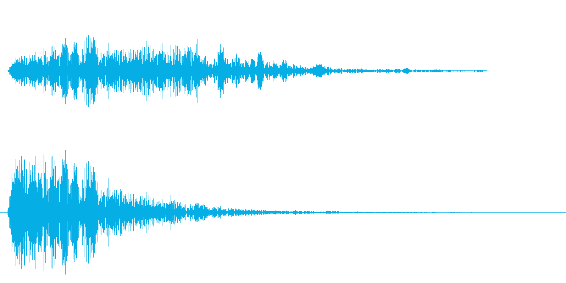 ビュイーン(攻撃などの発射音)の再生済みの波形