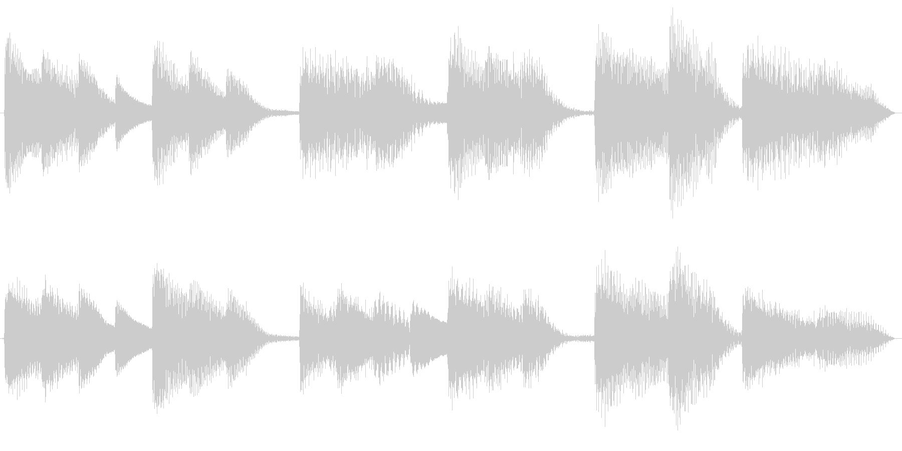 Piano_soloの未再生の波形