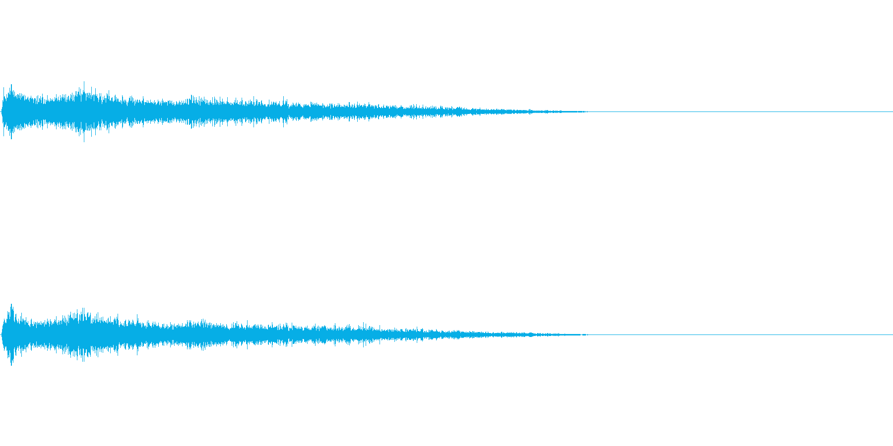D♯マイナー インパクト音 衝撃音の再生済みの波形