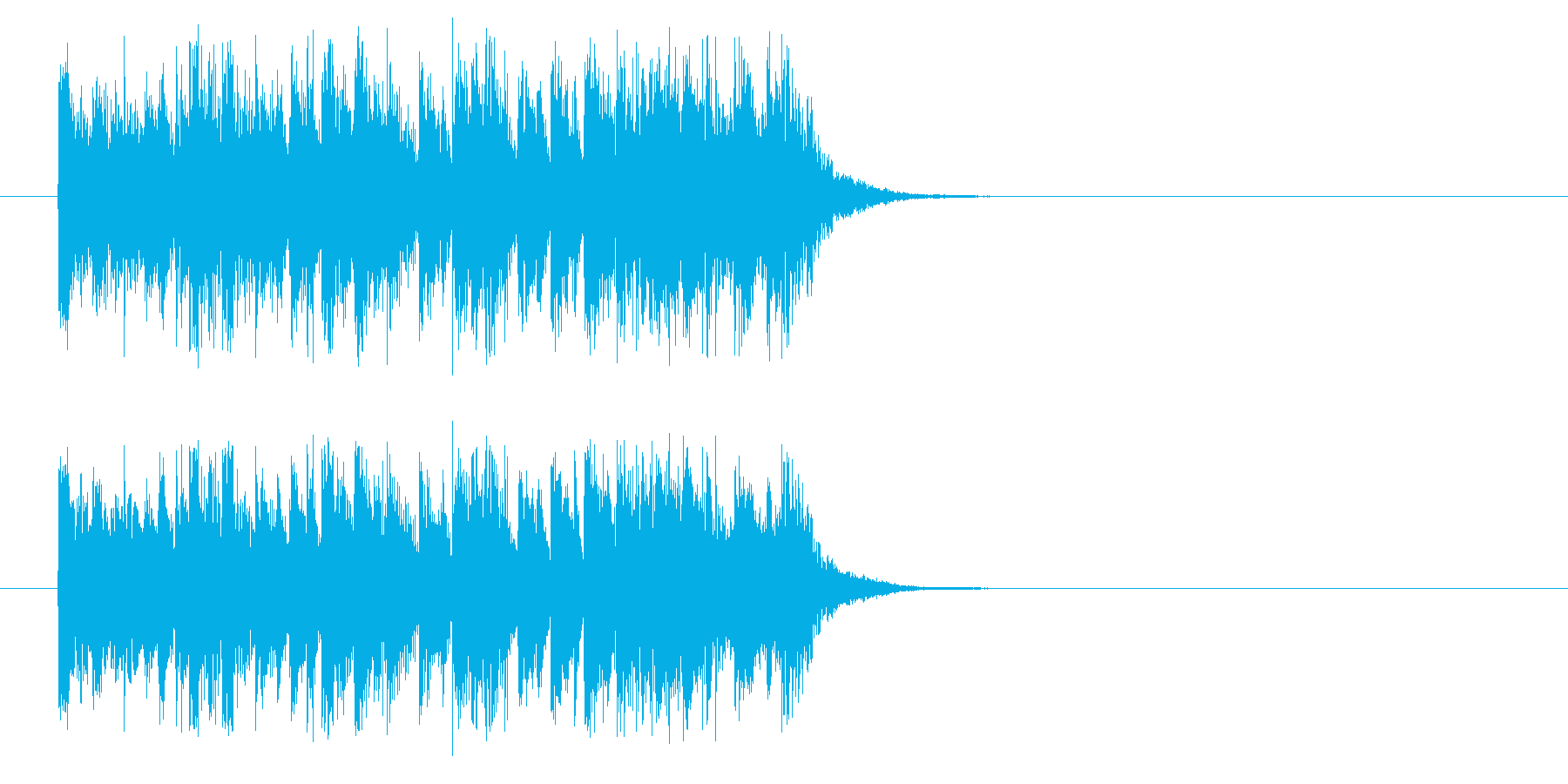 ジングル(それではVTRをどうぞ)の再生済みの波形