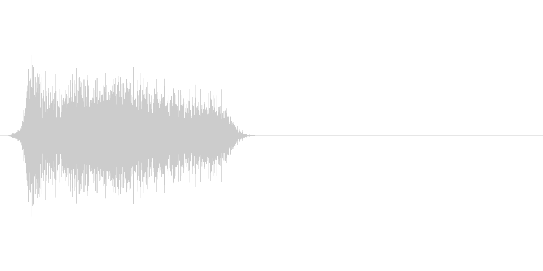 本のページをめくった音です。の未再生の波形