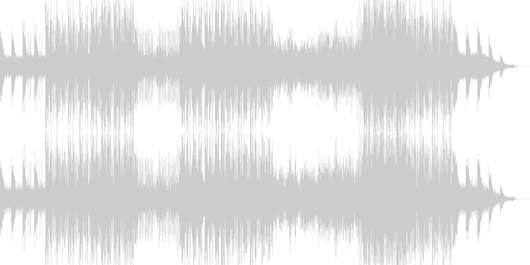 涼しげな印象をもった曲なので秋から冬を…の未再生の波形