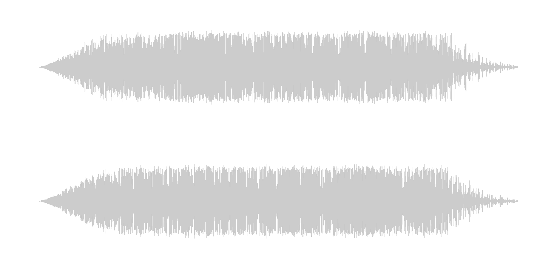 ギヨンと言うような音です。の未再生の波形