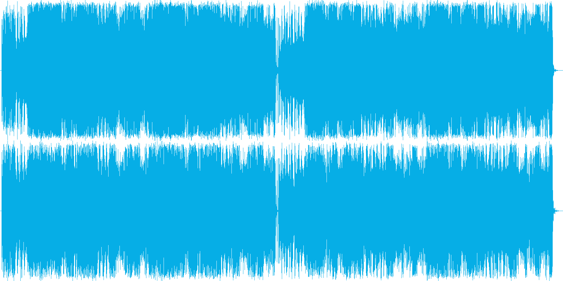 未来的な電子Pops曲の再生済みの波形