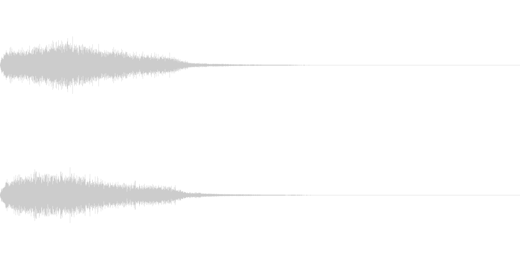 効果音 ホラー その6の未再生の波形