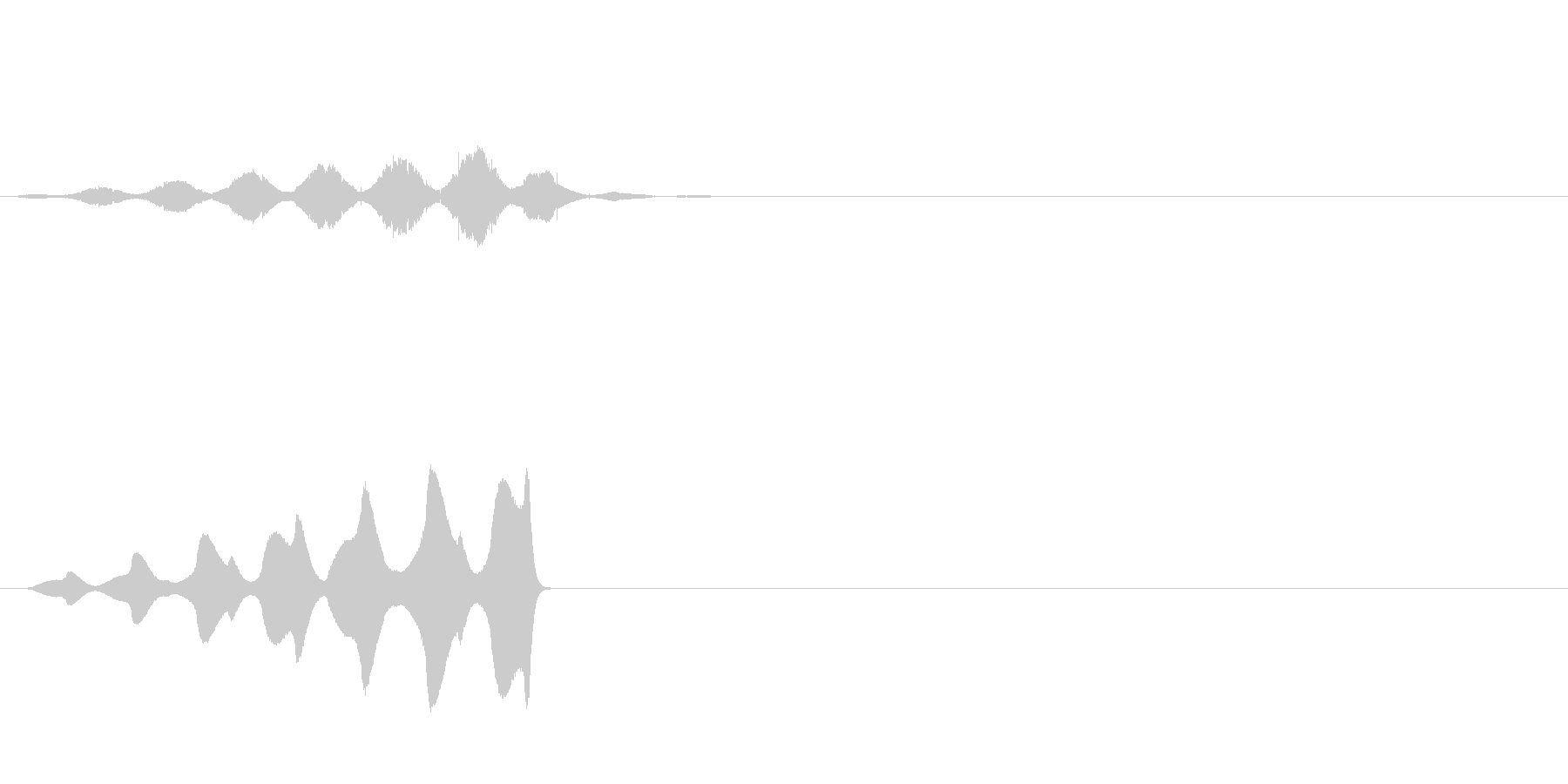ビーム音や他にも使える音ですの未再生の波形