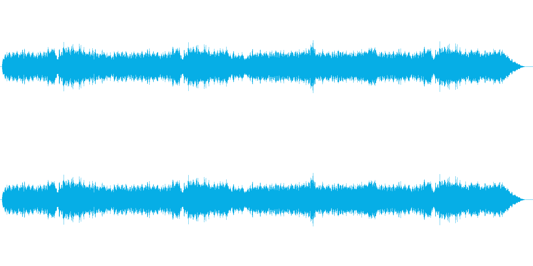 卒業式で流れるような曲ですの再生済みの波形
