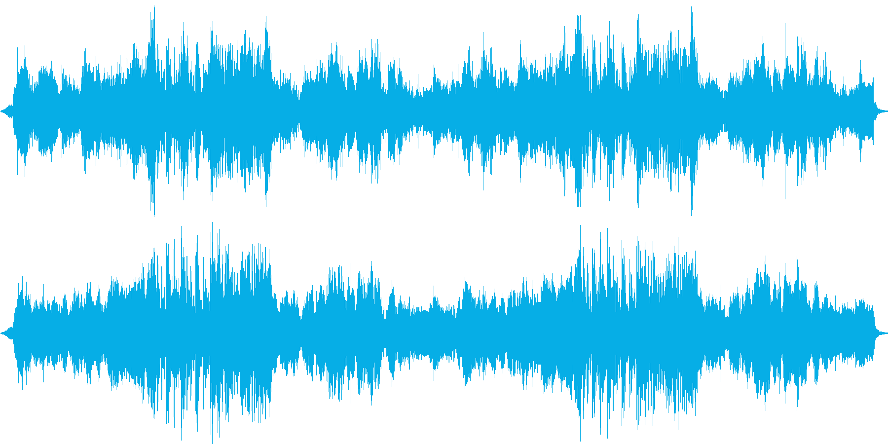 何かはじまりそうな曲ですの再生済みの波形