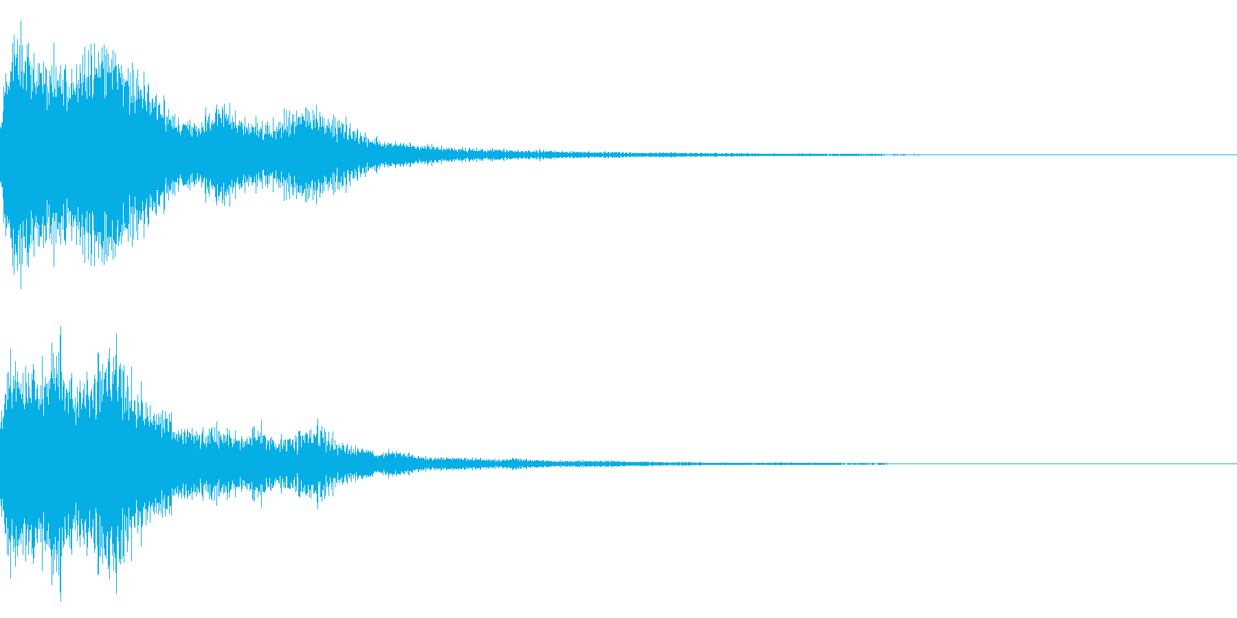 テロップ音(映像、ニュース、報道など)2の再生済みの波形