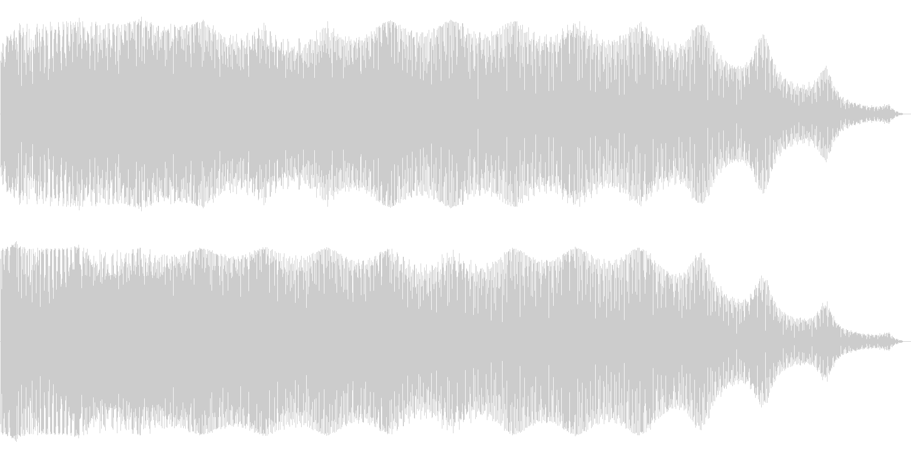 グワングワン(騒音)の未再生の波形