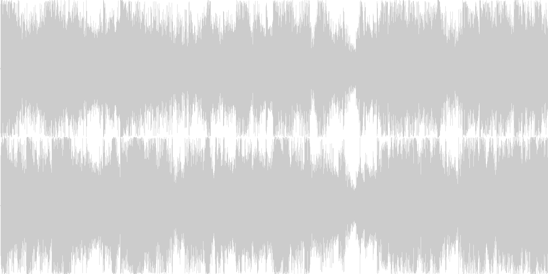 明るめで少し大人っぽい雰囲気の楽曲です。の未再生の波形