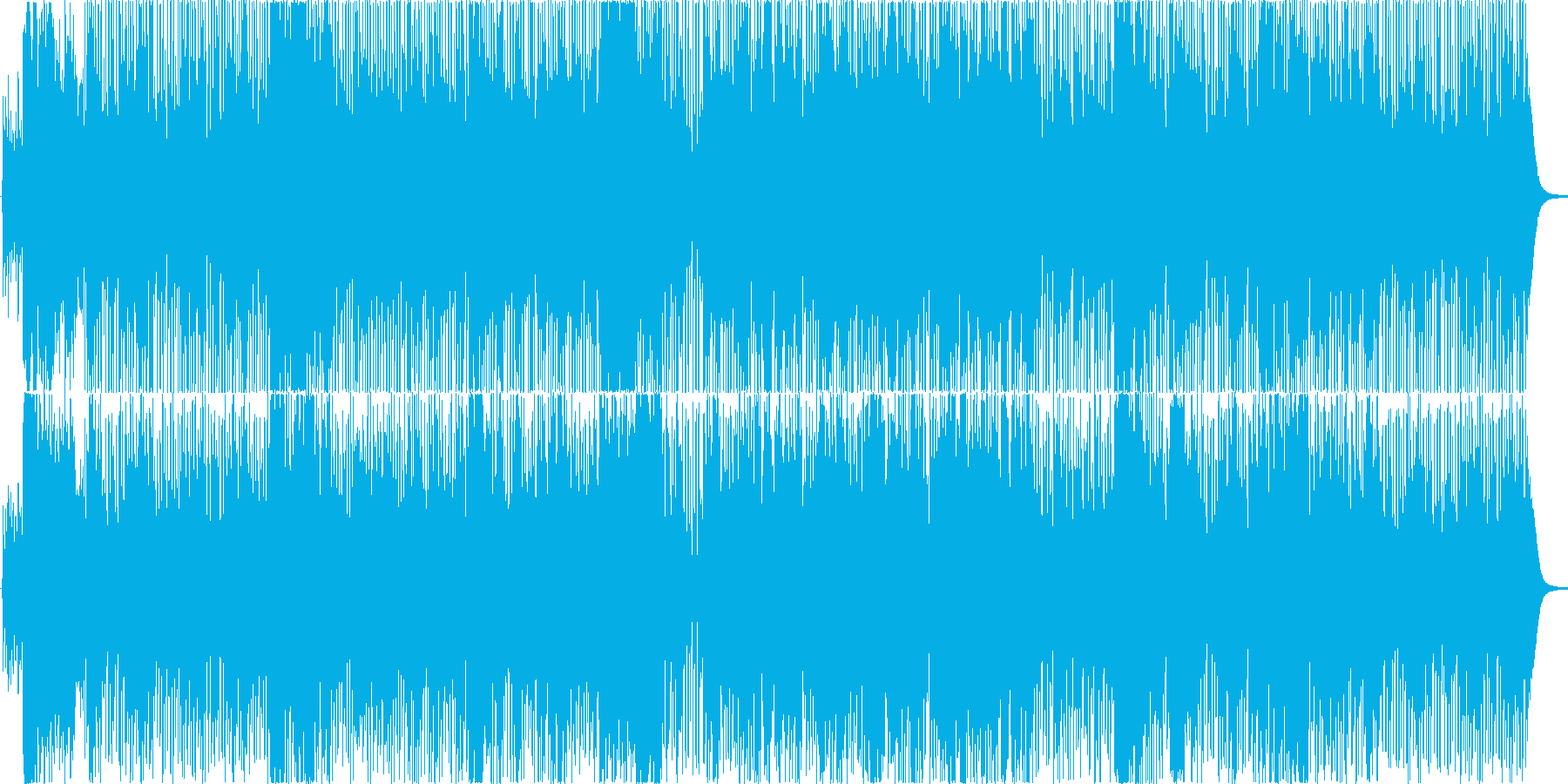 幻想的な和風曲の再生済みの波形