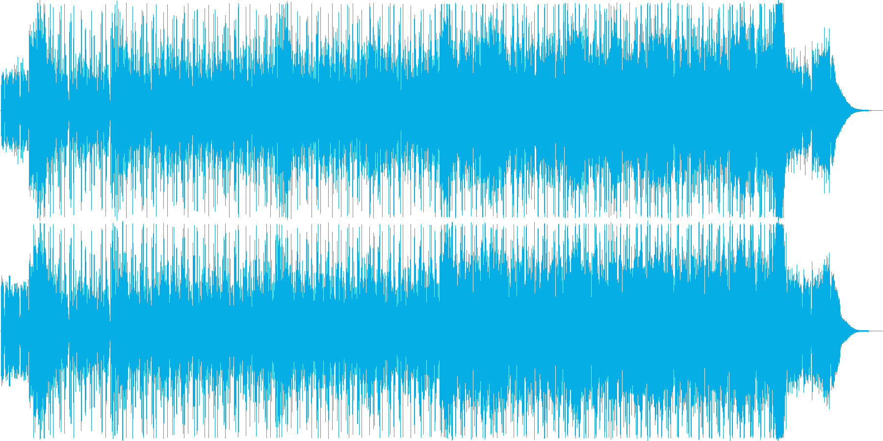 かっこいい映像に合うスパイ音楽の再生済みの波形