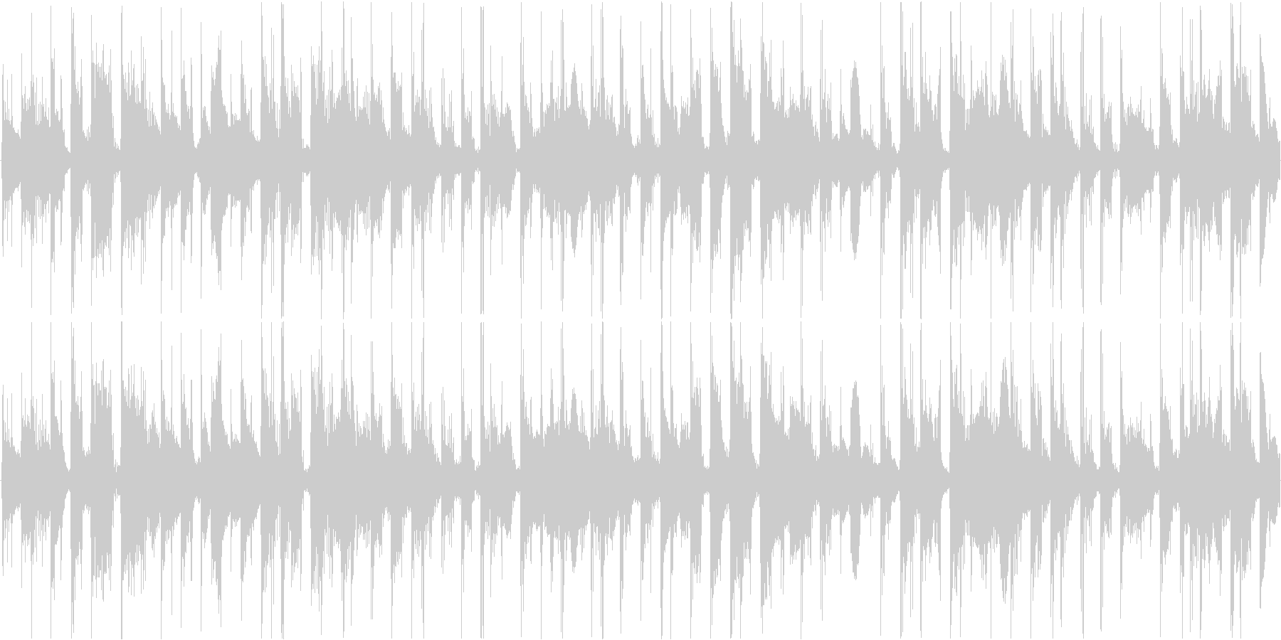 リズミックなイメージをした楽曲です。の未再生の波形