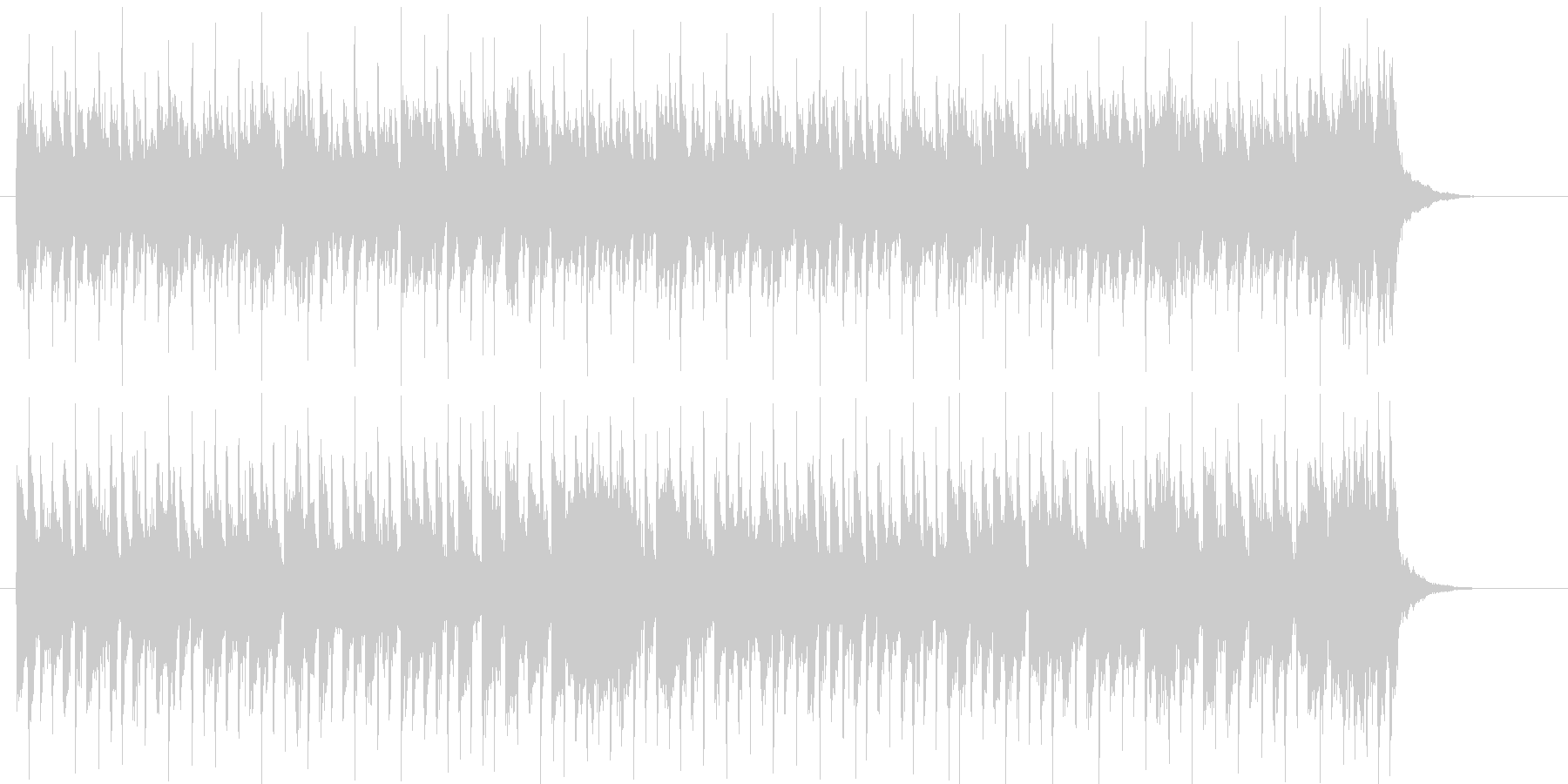 クラリネットのような音色が楽しいシンセ曲の未再生の波形