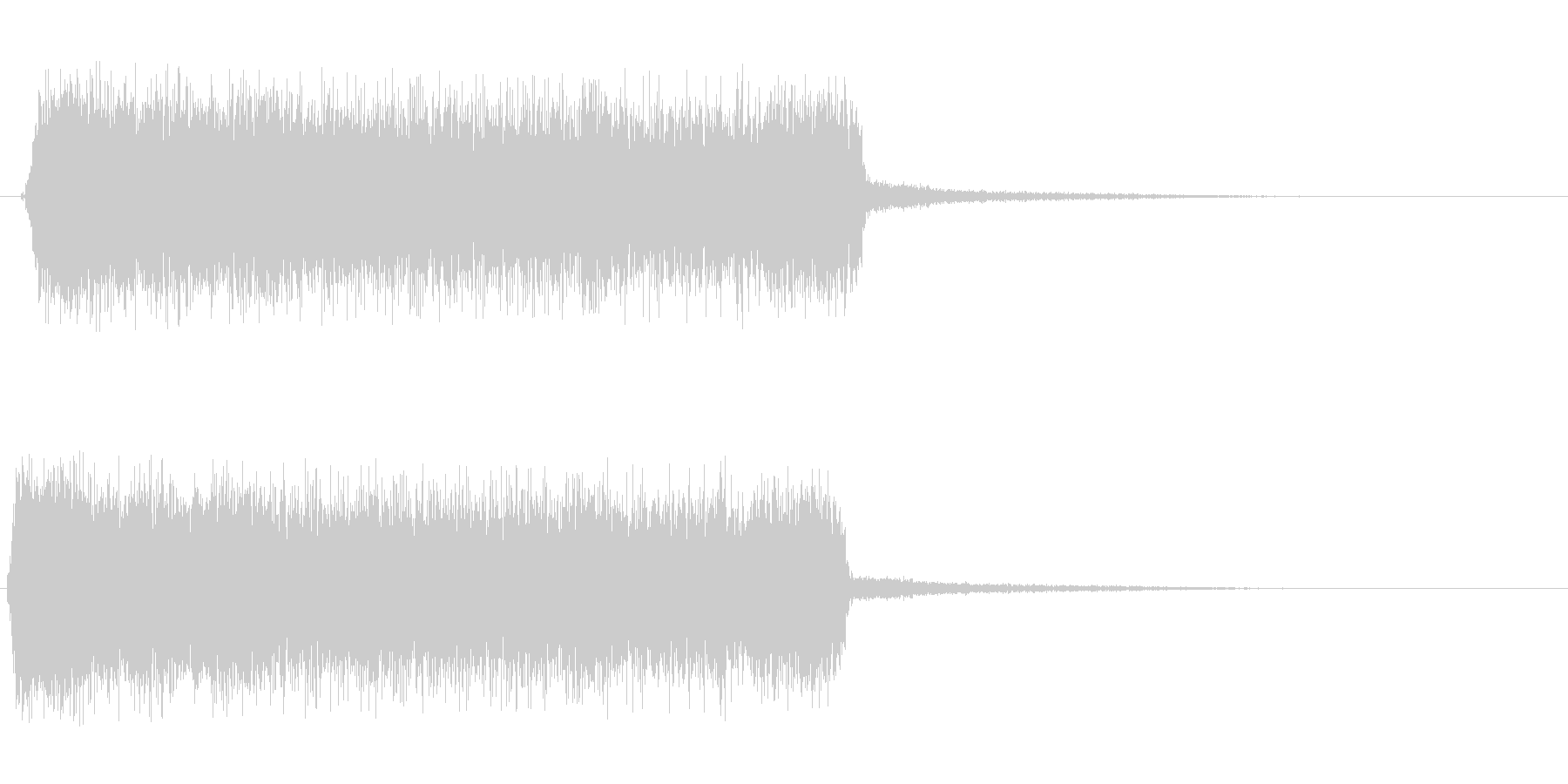 ビィーン(砂嵐の音)の未再生の波形