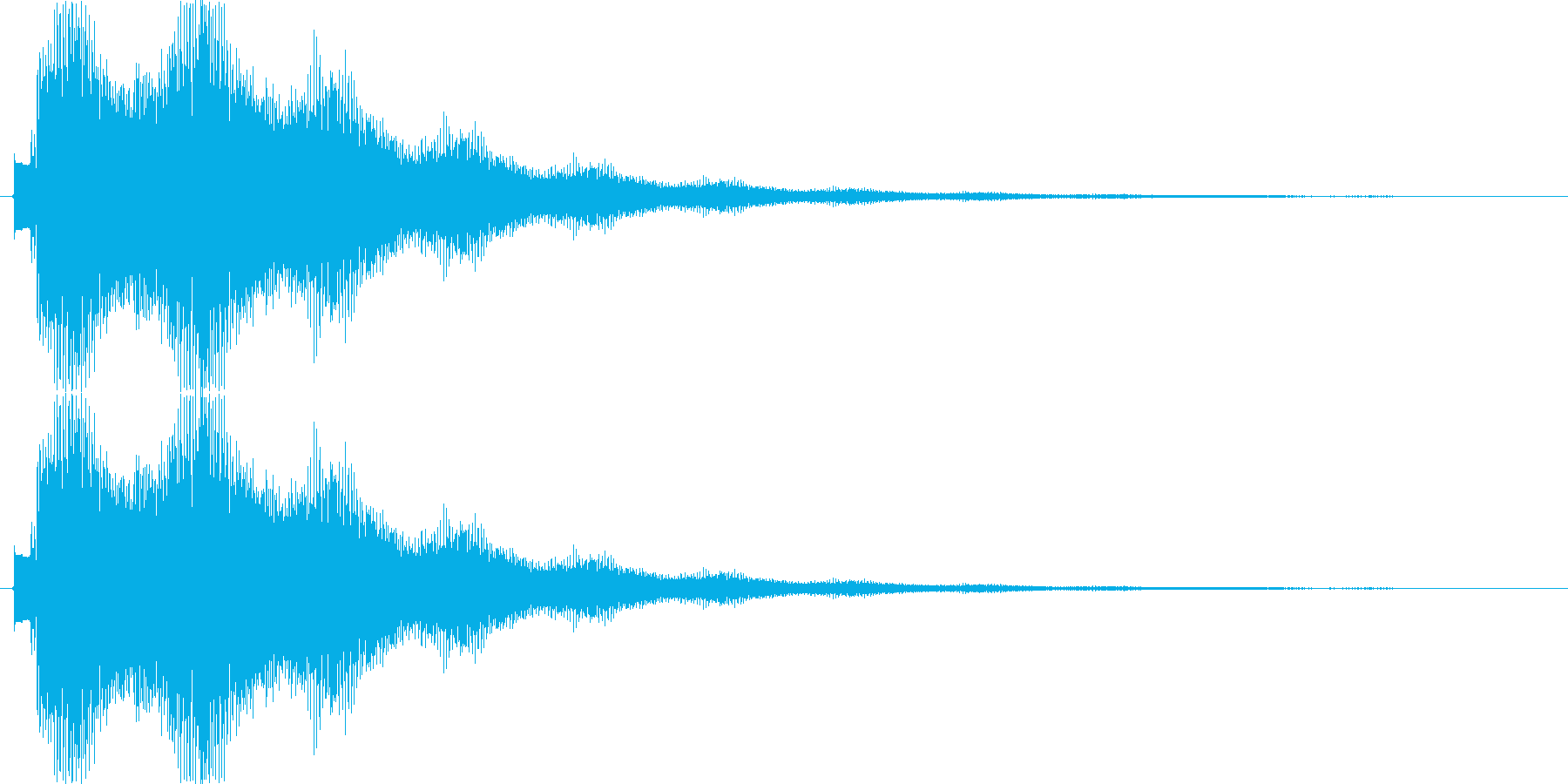 キラーンキラーン…(キラキラ、決定音)の再生済みの波形