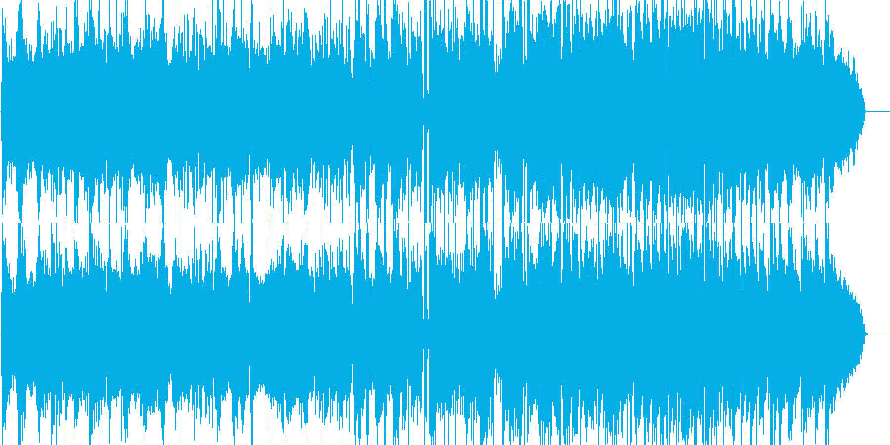 哀愁を感じるしっとりと落ち着いたBGMの再生済みの波形