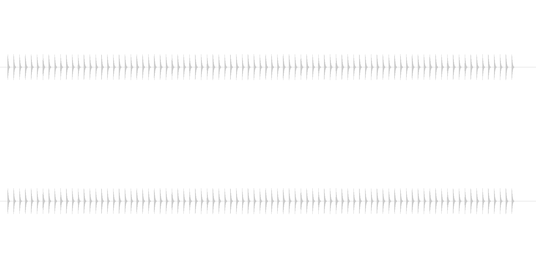 【震える01-2】の未再生の波形