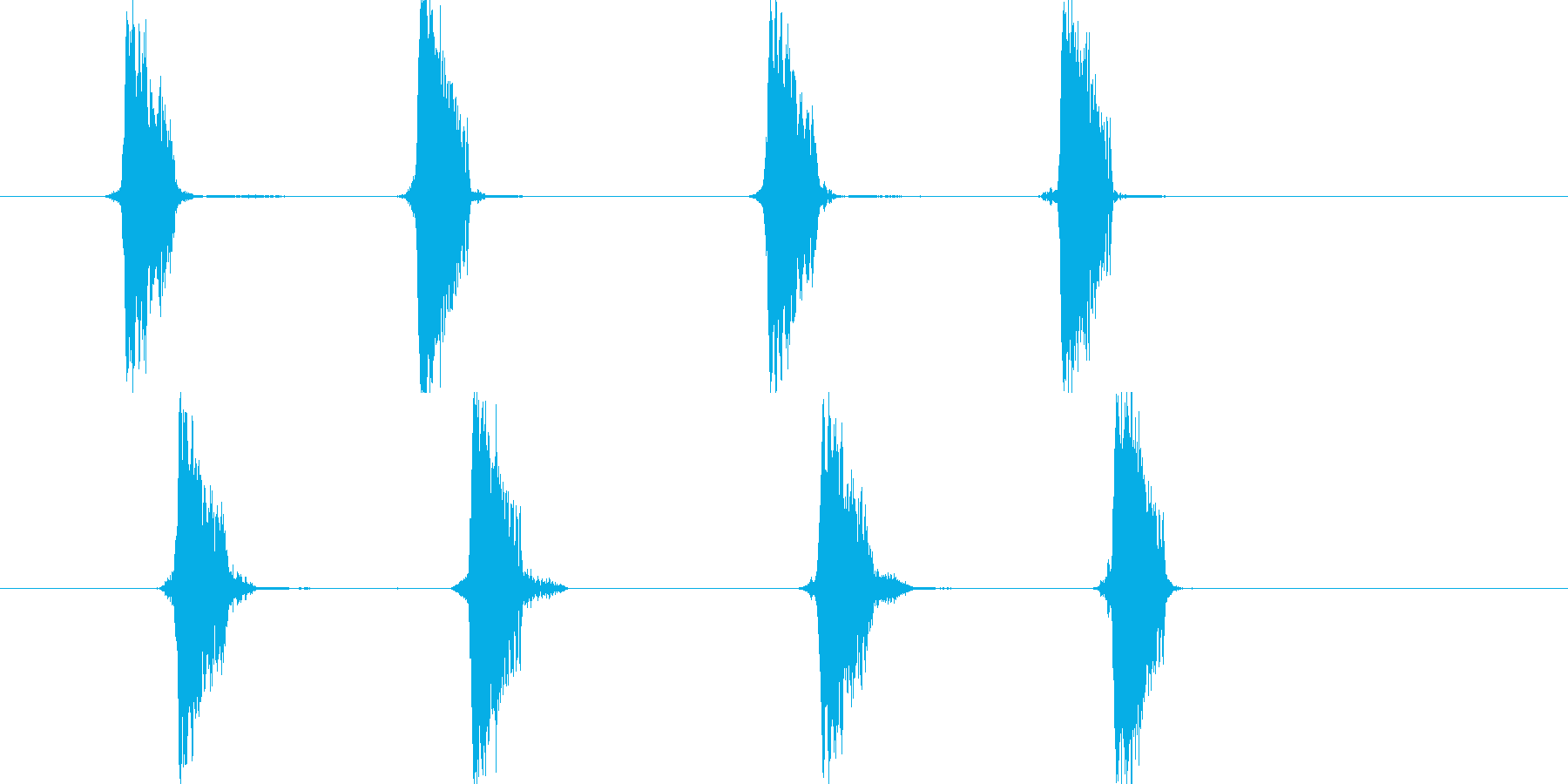 リセット音4(チャプチャ)の再生済みの波形