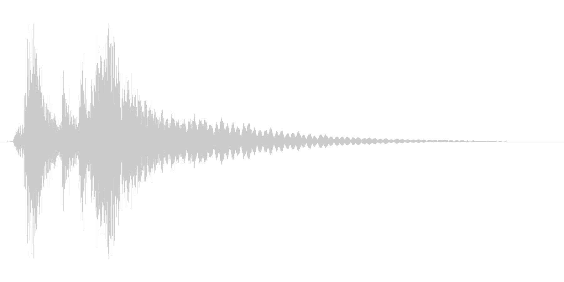レジの音_チーン_01の未再生の波形