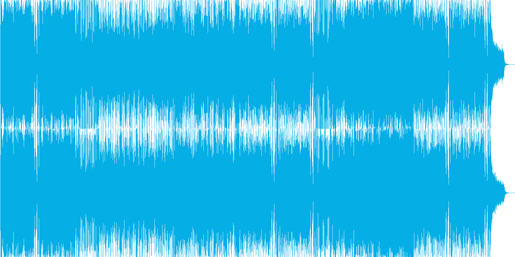 爽やかな夏をイメージした曲ですの再生済みの波形