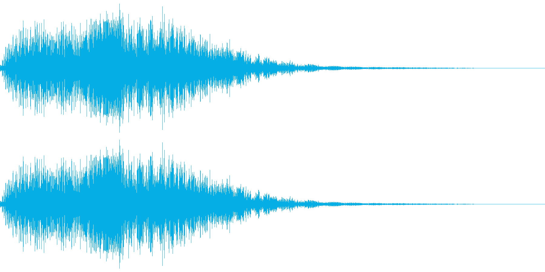 不気味なモンスターのうめき声低音強調短めの再生済みの波形