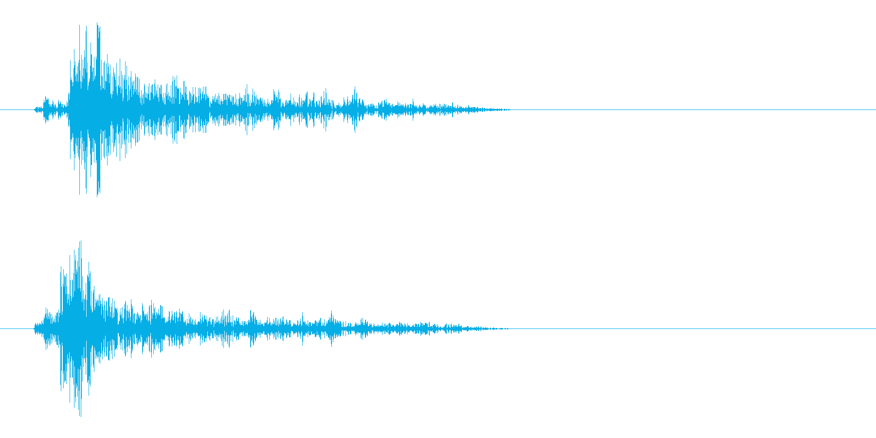 カチャッ (解除音)の再生済みの波形