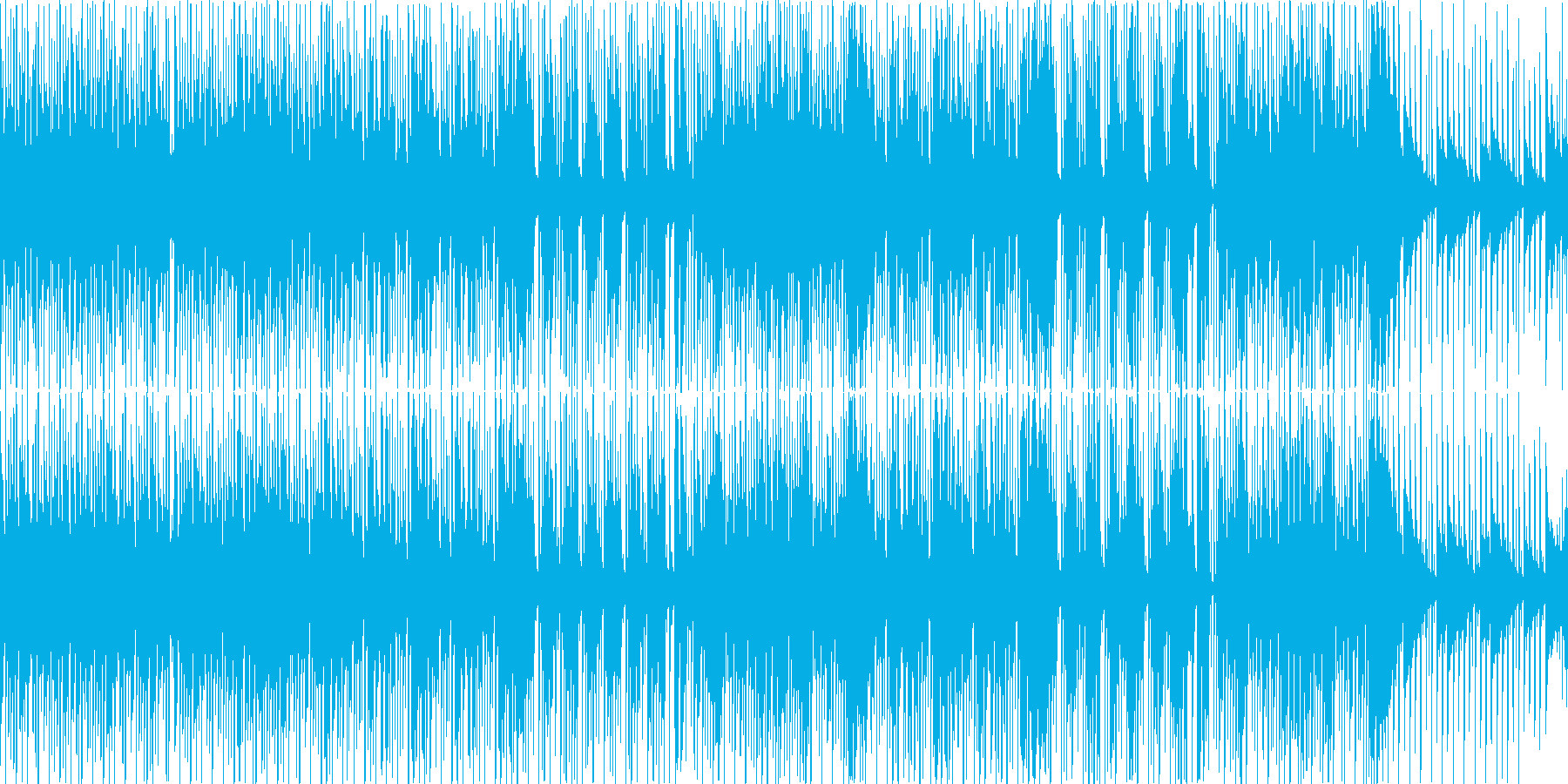 【ループ】ディスコでキラキラしたBGMの再生済みの波形