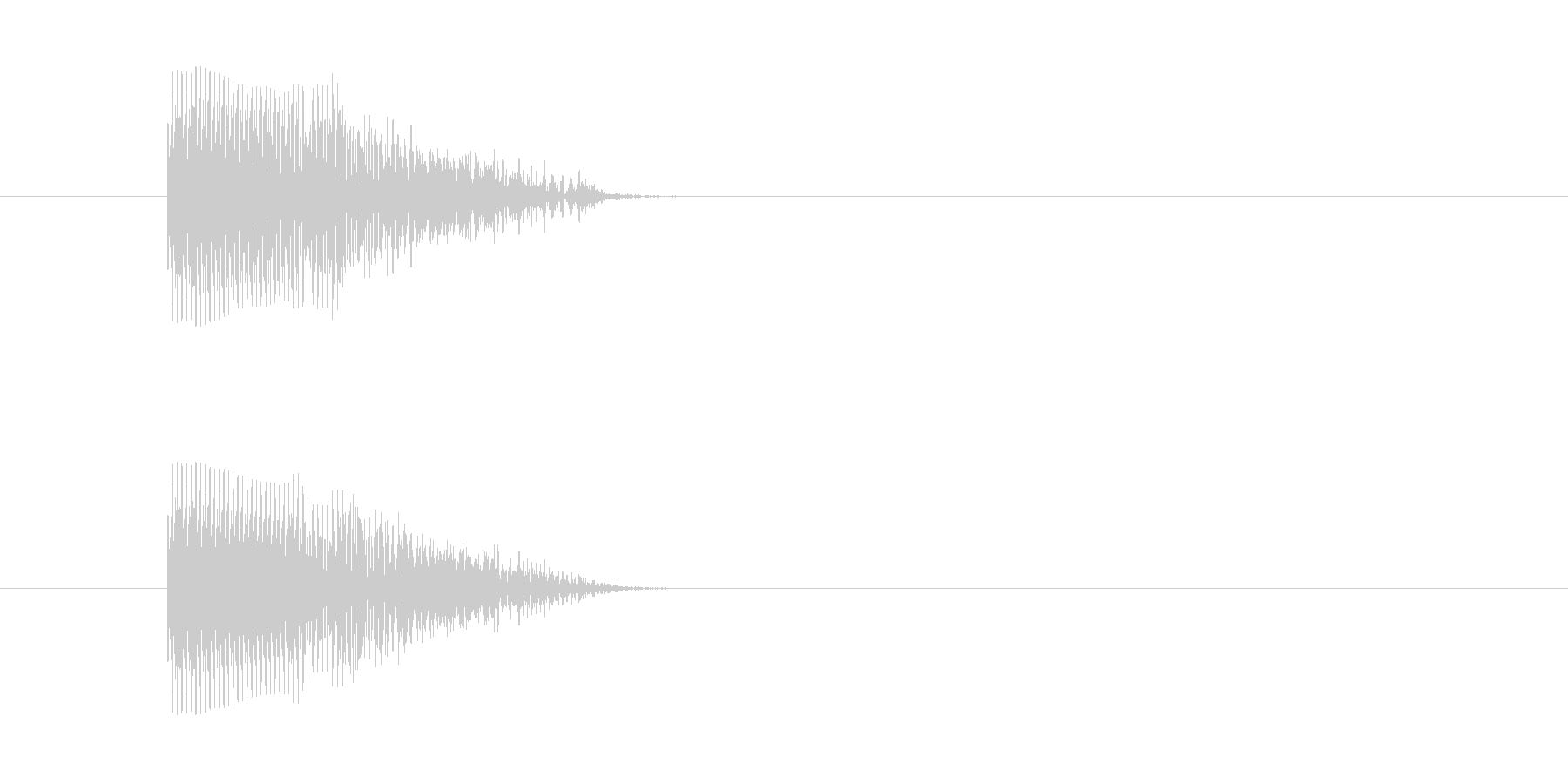 ギターのスライド音ですの未再生の波形