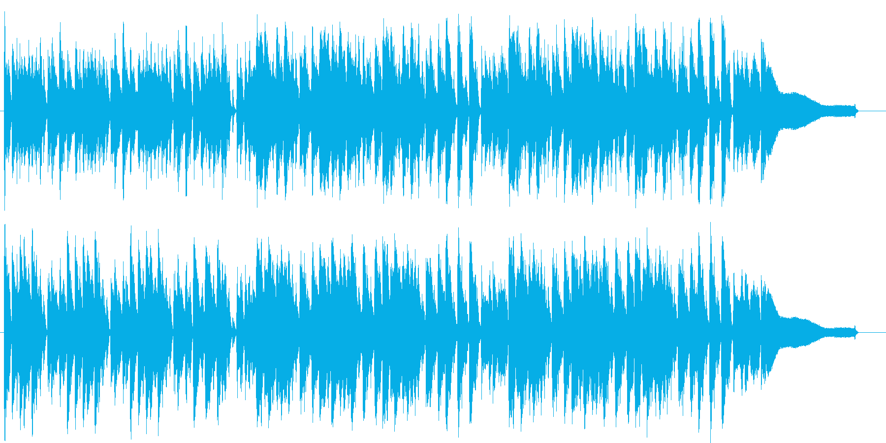 楽しい南国リゾート風トロピカルBGM♪の再生済みの波形