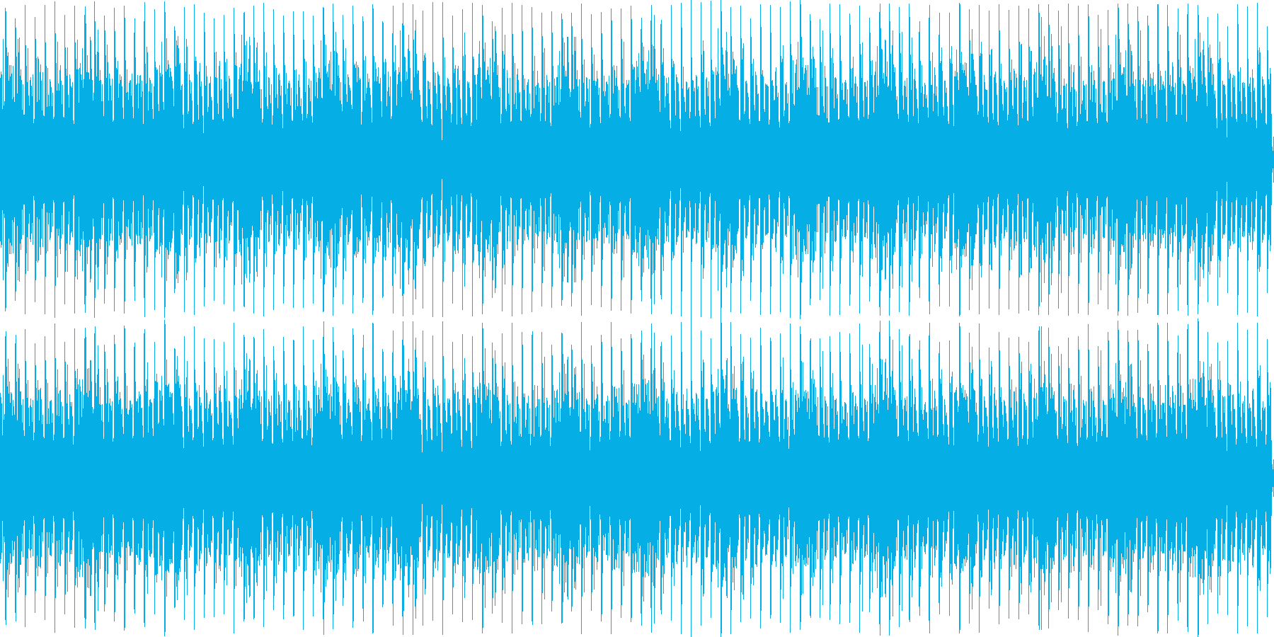 声と音によるテクノの再生済みの波形