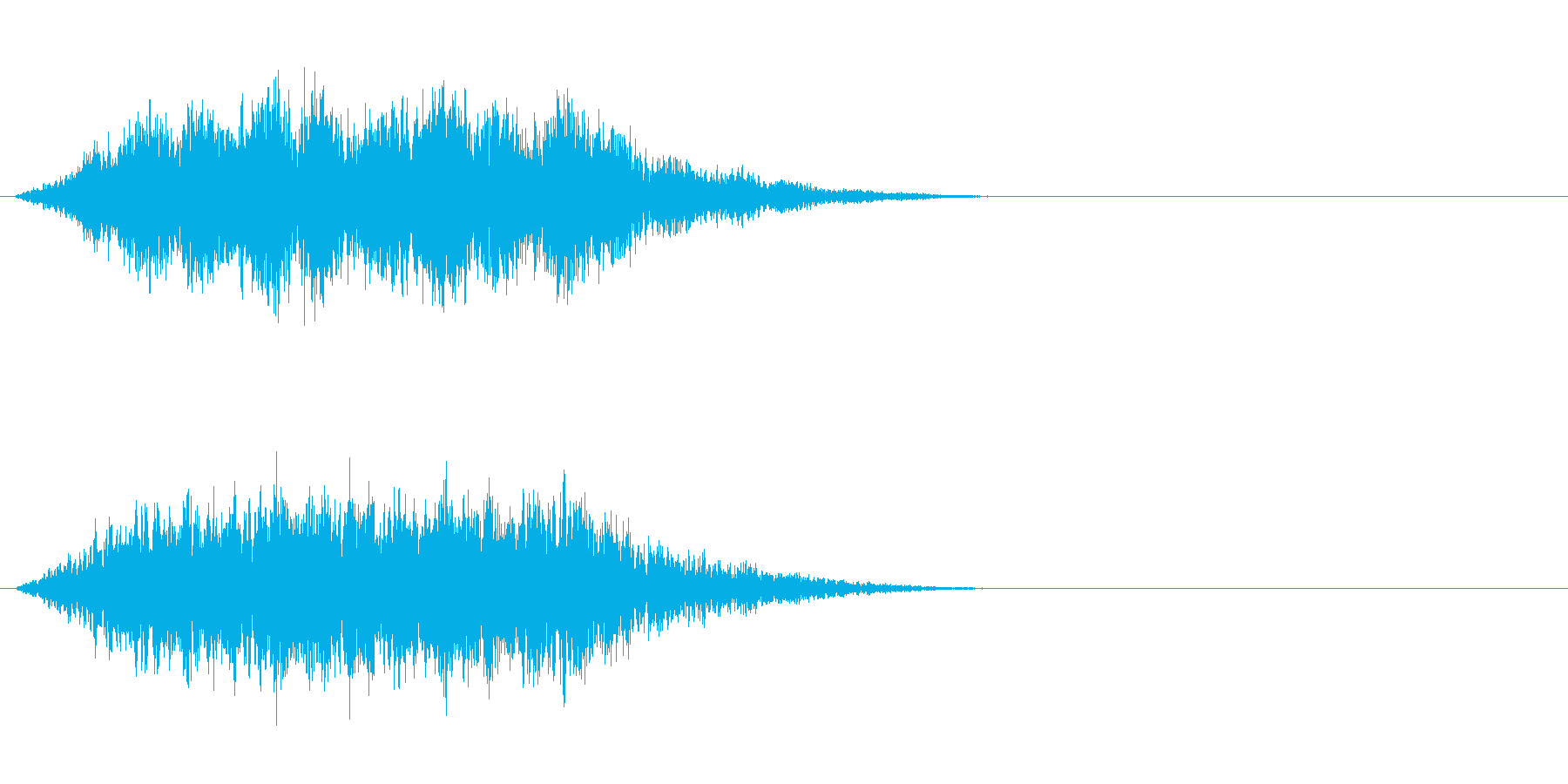 闇のエネルギー、オーラが発動する効果音1の再生済みの波形