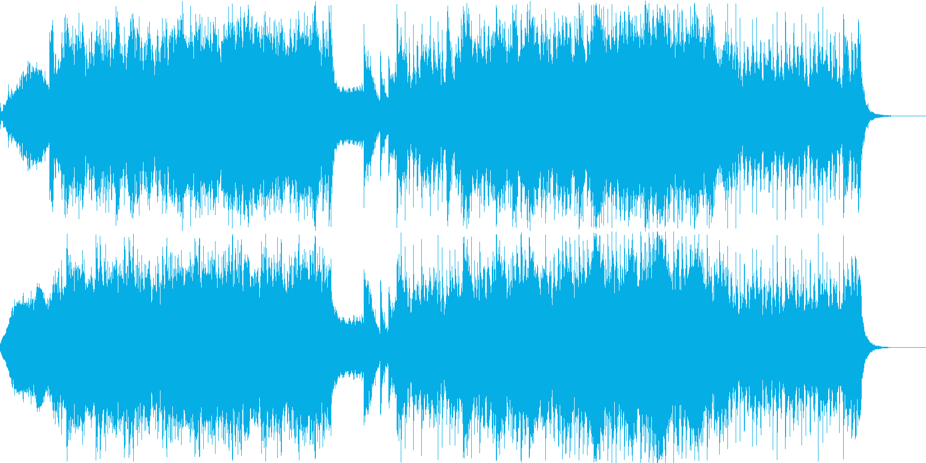 壮大パーカッシブなEDM的シネマティックの再生済みの波形