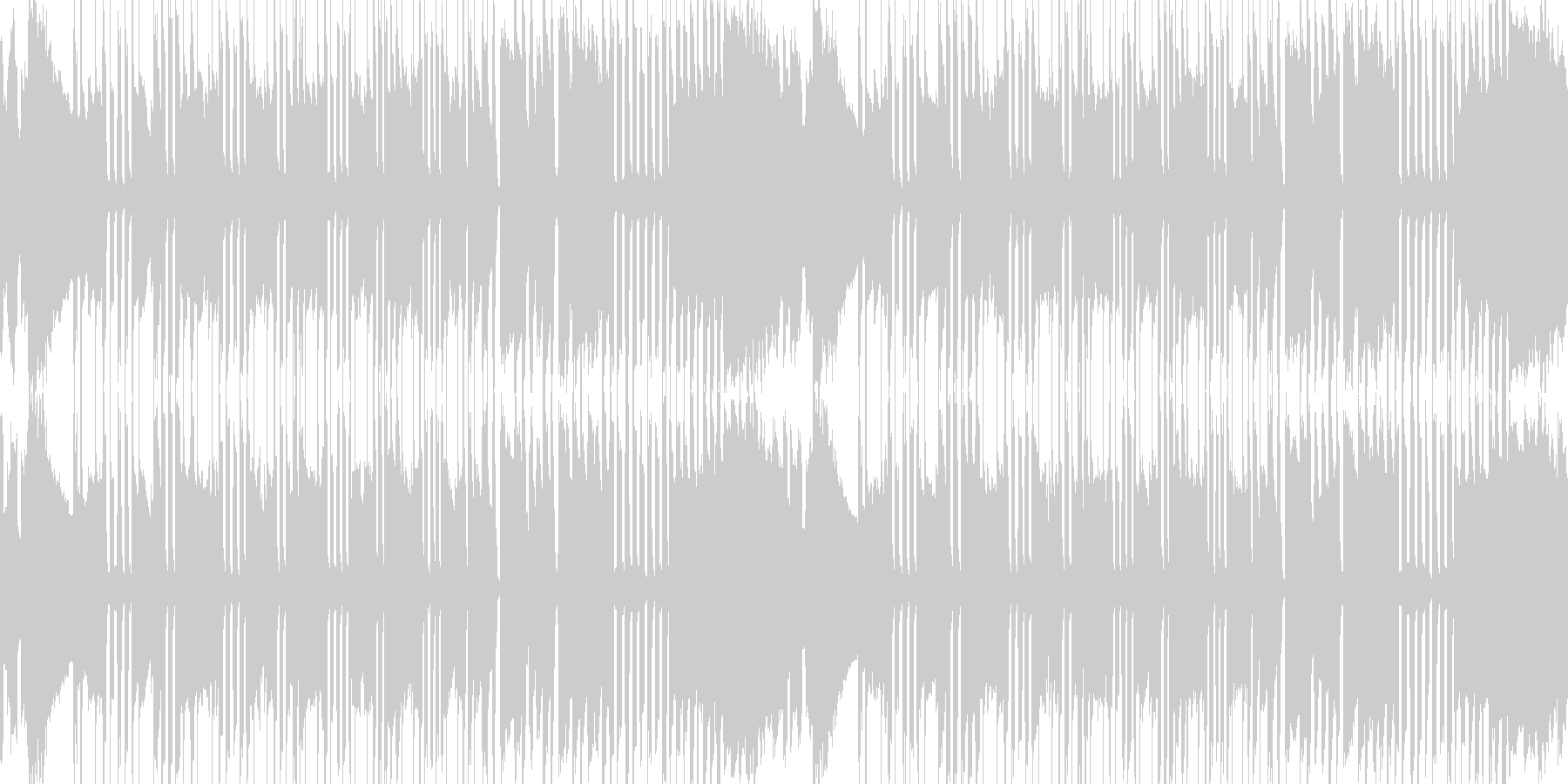 遅くなったり早くなったりする曲の未再生の波形